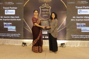 Global Elite Media द्वारा आयोजित “महाराष्ट्र उद्योग गौरव पुरस्कार 2026” में Anandi Creations को ‘Best Online Saree Store of the Year’ सम्मान
