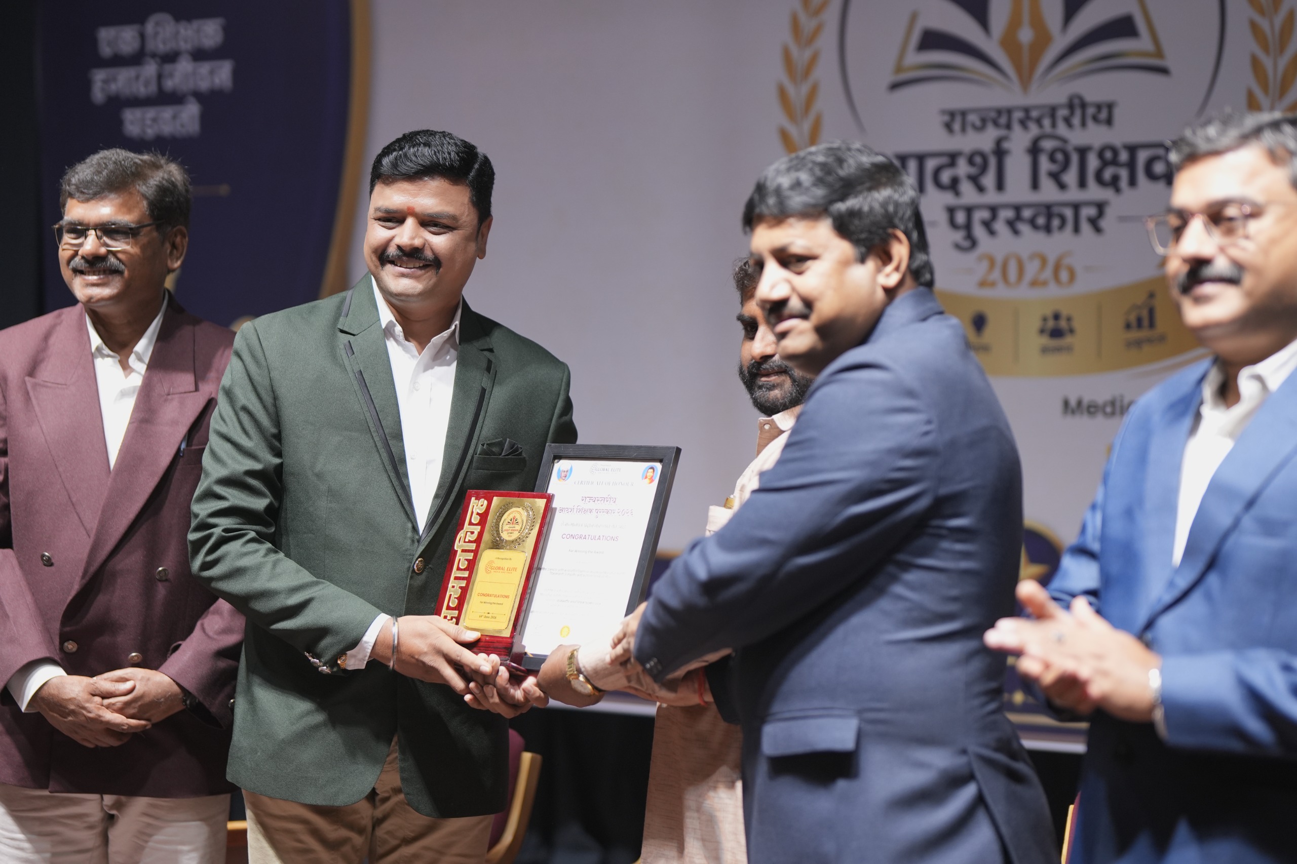 राष्ट्रीय आदर्श शिक्षक पुरस्कार 2026 से सम्मानित हुए Mr. Lalit Prakash Potdar