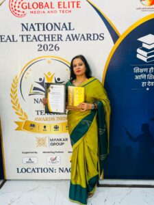 गतिविधि आधारित गणित शिक्षण के लिए Mrs. Pooja Nath को National Ideal Teacher Awards 2026 से सम्मानित किया गया